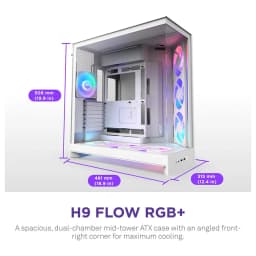 NZXT H9 Flow RGB+ White