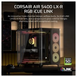 Corsair AIR 5400 LX-R RGB iCUE LINK White