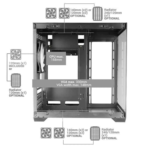 Mars Gaming MC-View2 Rose