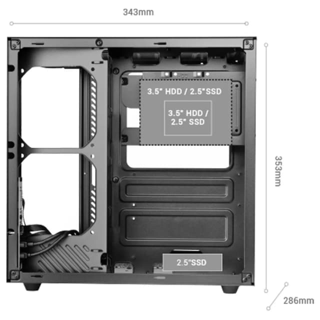 Mars Gaming MC-CURV Black
