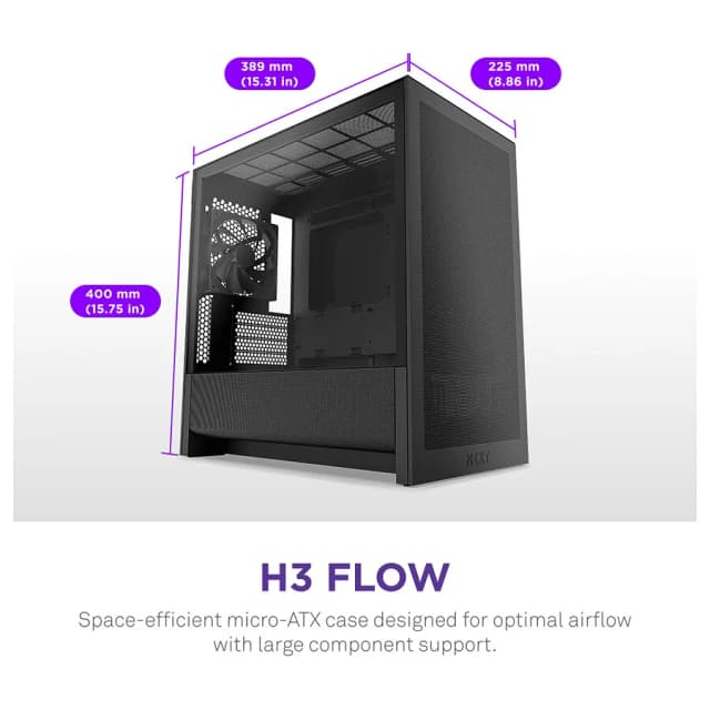 NZXT H3 Flow Noir