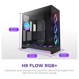 NZXT H9 Flow RGB+ Black