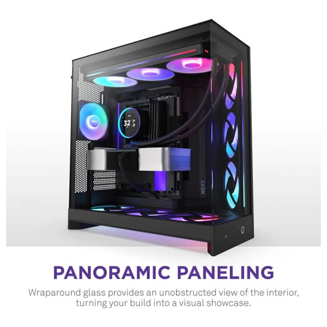 NZXT H9 Flow RGB+ Black