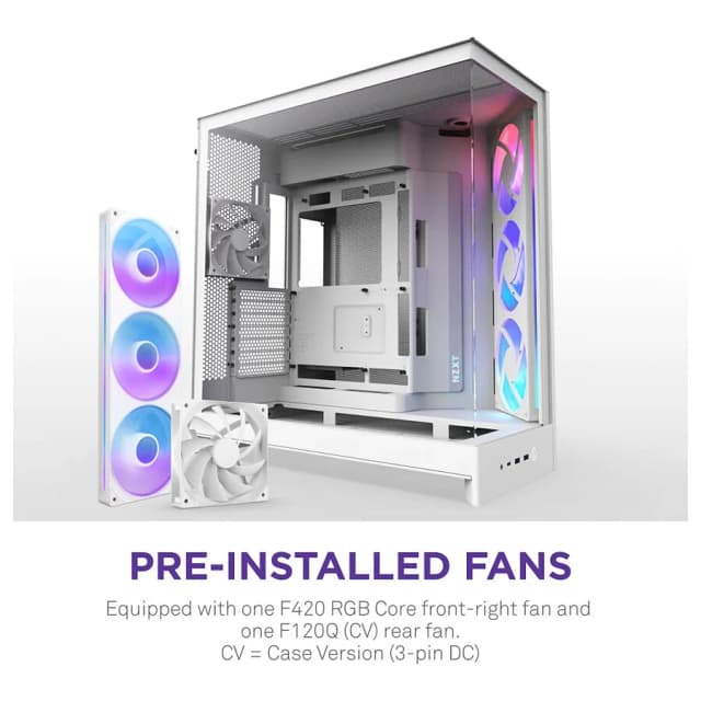 NZXT H9 Flow RGB White