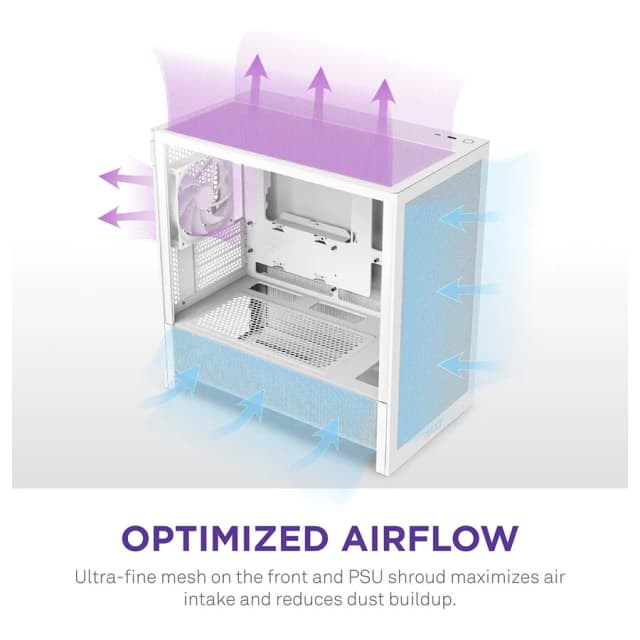 NZXT H3 Flow Blanc
