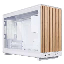 Lian Li A3-mATX Glass White Dark Wood