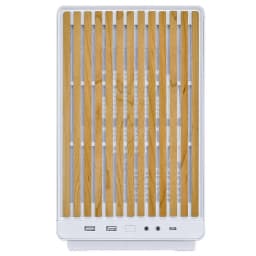 Lian Li A3-mATX Glass White Dark Wood