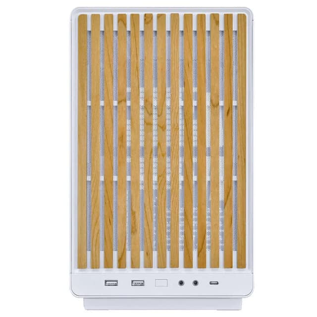 Lian Li A3-mATX Glass White Dark Wood