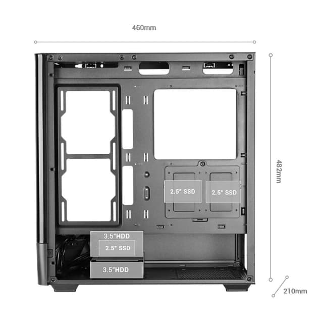 Mars Gaming MC-LCDPRO Black