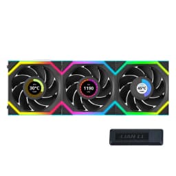 Lian Li Uni Fan SL Wireless LCD 120mm x3