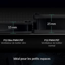 Arctic P12 Slim PWM PST 120mm