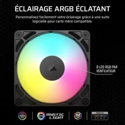 Corsair RS120 ARGB 120mm x3