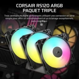 Corsair RS120 ARGB 120mm x3
