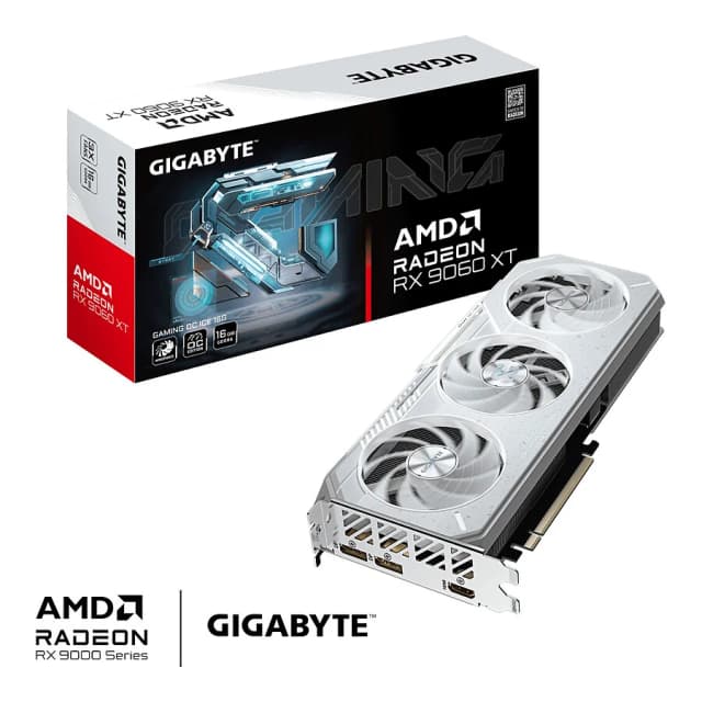 Gigabyte Radeon RX 9060 XT GAMING OC ICE 16Go GDDR6