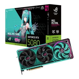 ASUS ROG Astral GeForce RTX 5080 OC Hatsune Miku Edition 16Go GDDR7