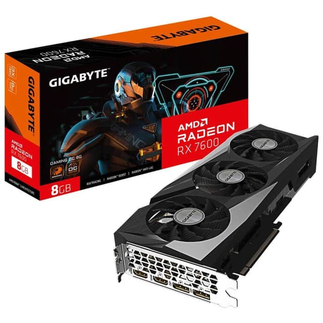 Gigabyte Radeon RX 7600 GAMING OC 8Go GDDR6