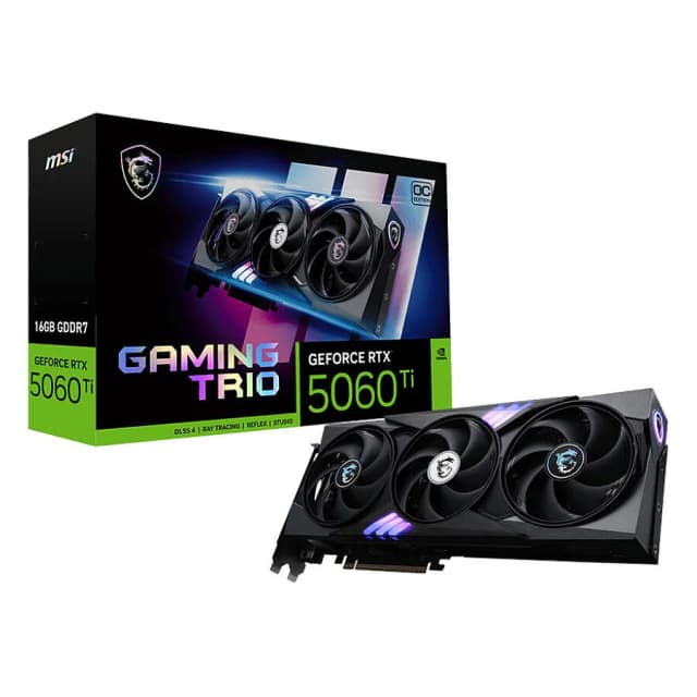 MSI GeForce RTX 5060 Ti 16G GAMING TRIO OC 16Go GDDR7