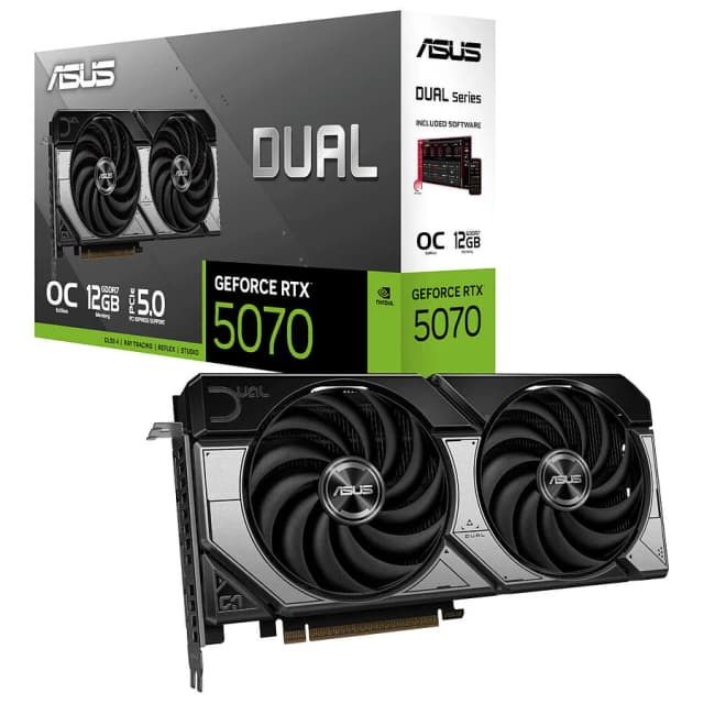 ASUS DUAL GeForce RTX 5070 OC 12Go GDDR7