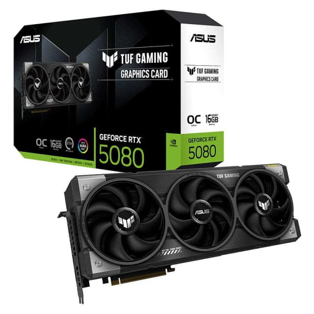 ASUS TUF GeForce RTX 5080 OC Edition 16Go GDDR7