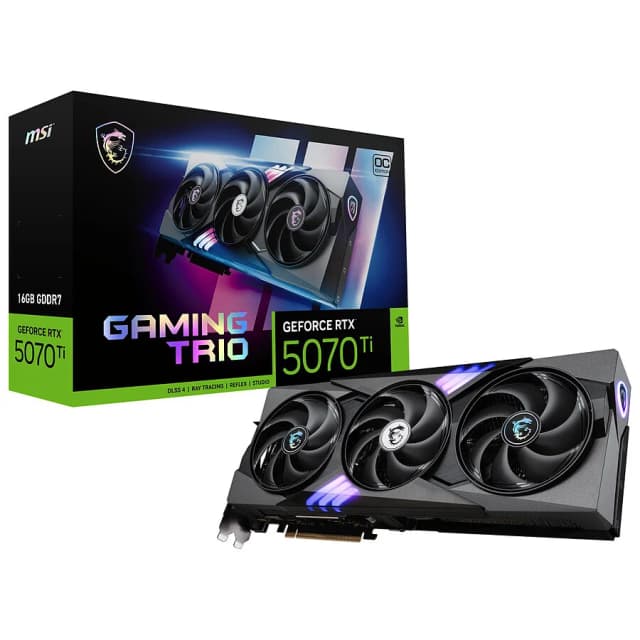 MSI GeForce RTX 5070 Ti GAMING TRIO OC 16Go GDDR7
