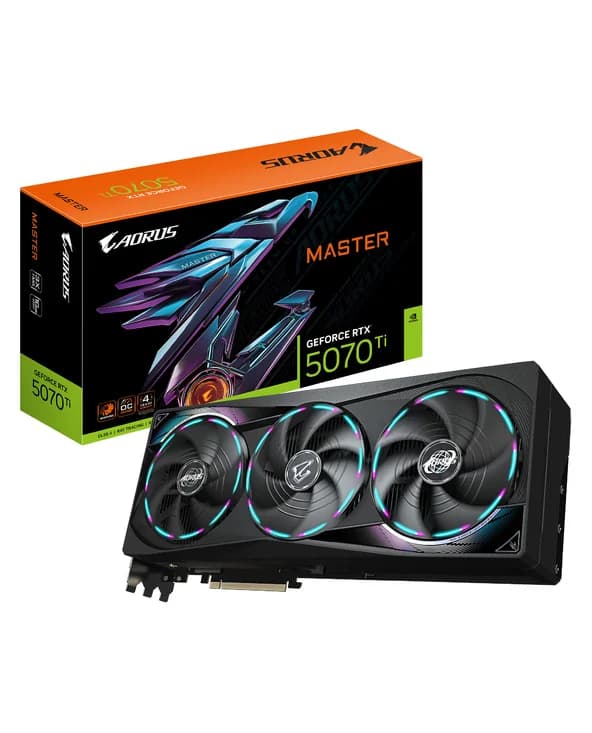 GIGABYTE AORUS GeForce RTX 5070 Ti MASTER 16Go GDDR7