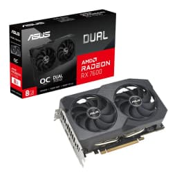ASUS Radeon RX 7600 DUAL OC 8Go GDDR6