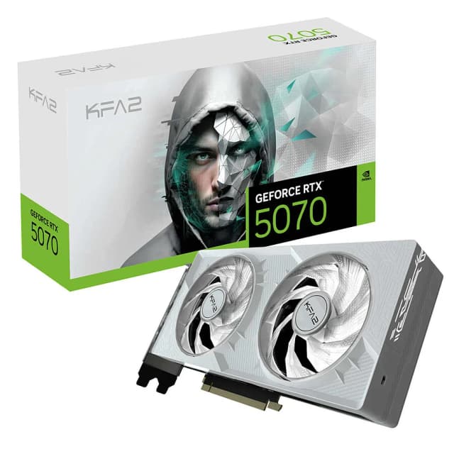 KFA2 GeForce RTX 5070 1-Click OC White 12Go GDDR7