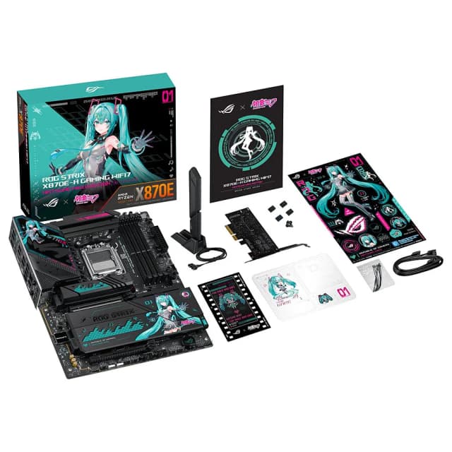 ASUS ROG STRIX X870E-H GAMING WIFI Hatsune Miku Edition