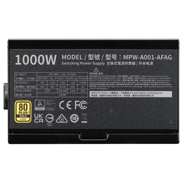 Cooler Master Elite Gold 1000