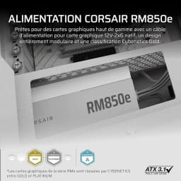 Corsair RM850e (2025) Blanc