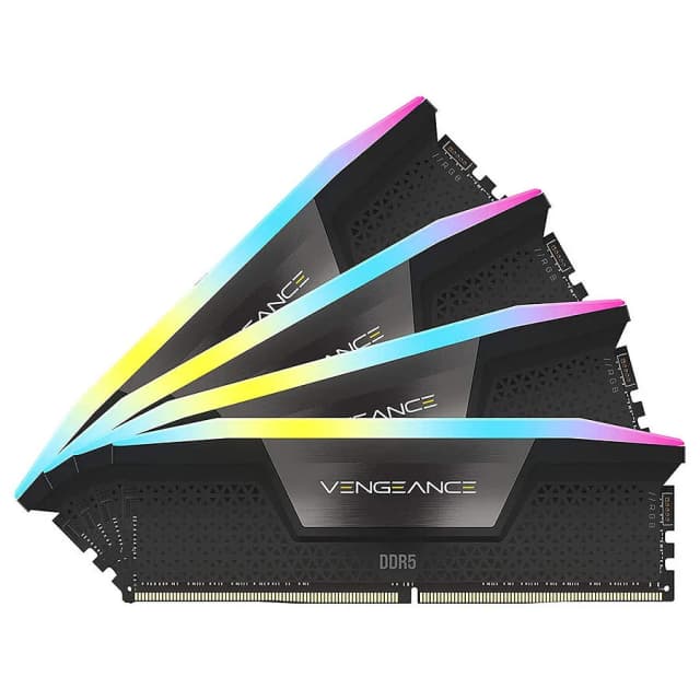 Corsair Vengeance RGB Black 4x32Go 5600MHz CL40