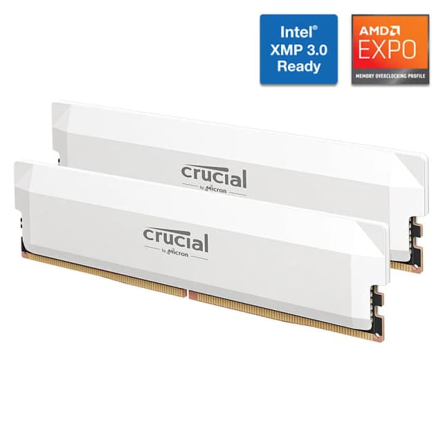 Crucial Pro Overclocking 2x16Go 6000MHz CL36 - White