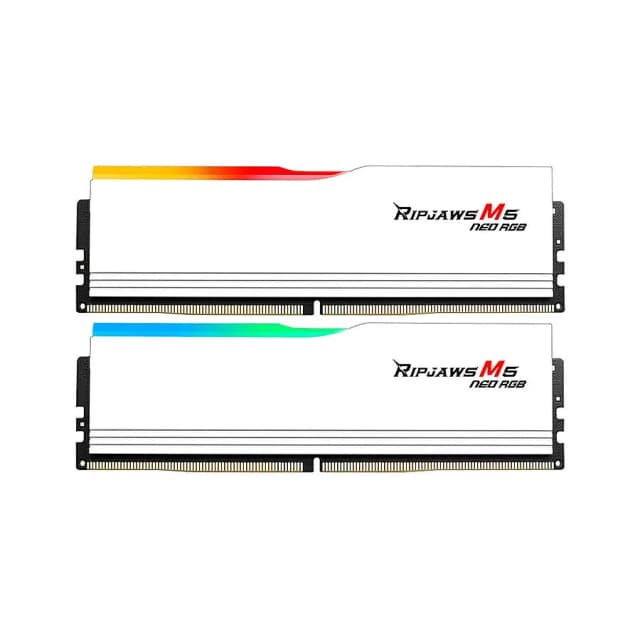 G.Skill Ripjaws M5 Neo RGB White 2x32Go 6000MHz CL30