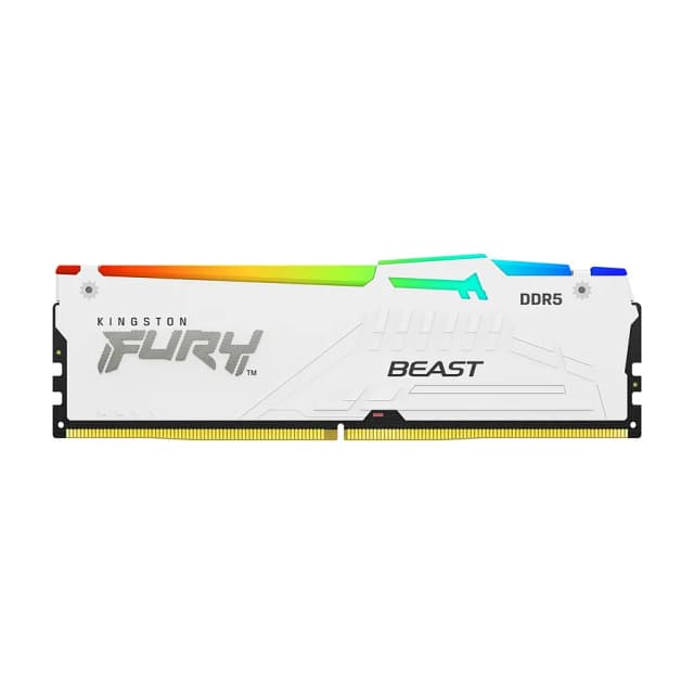 Kingston Fury Beast White RGB 2x16Go 6000MHz CL30