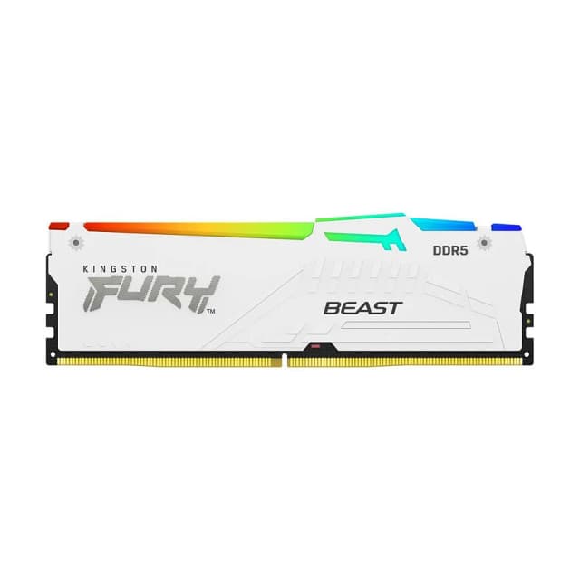 Kingston Fury Beast White RGB 2x16Go 5200MHz CL40