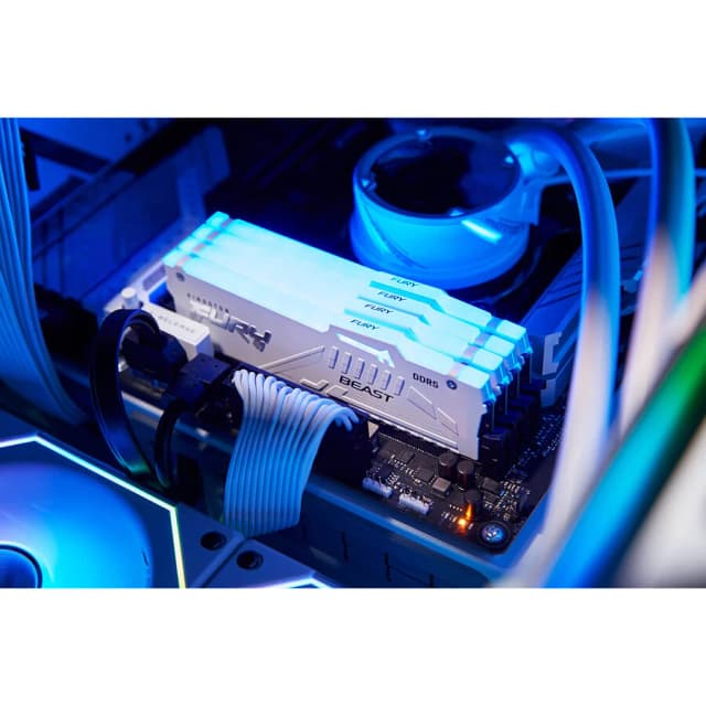 Kingston Fury Beast White RGB 2x16Go 5200MHz CL40