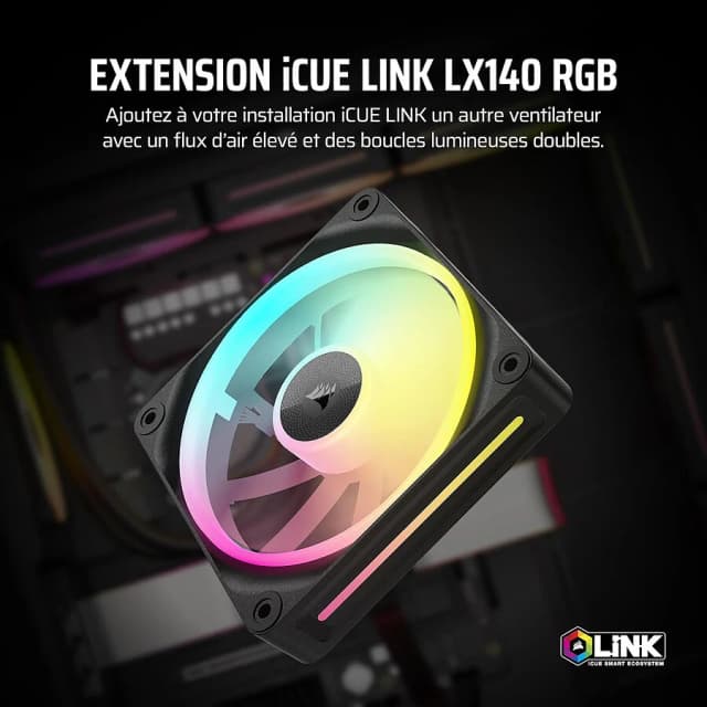 Corsair iCUE LINK LX140 RGB 140mm x2