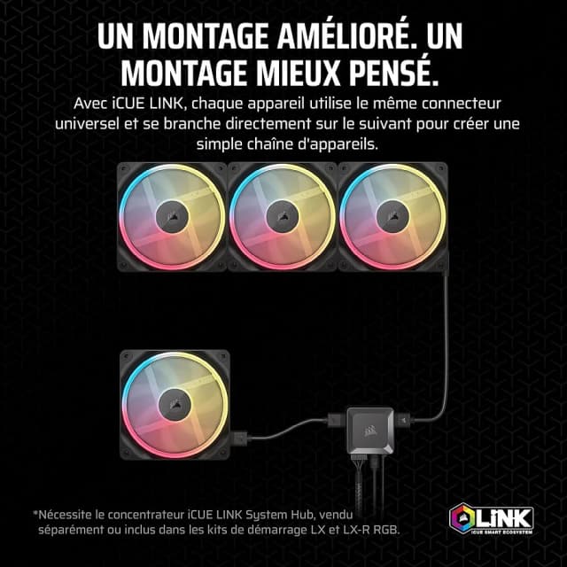 Corsair iCUE LINK LX120-R RGB 120mm