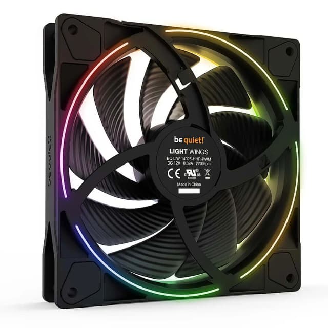 be quiet! Light Wings 140mm PWM High Speed ARGB x3
