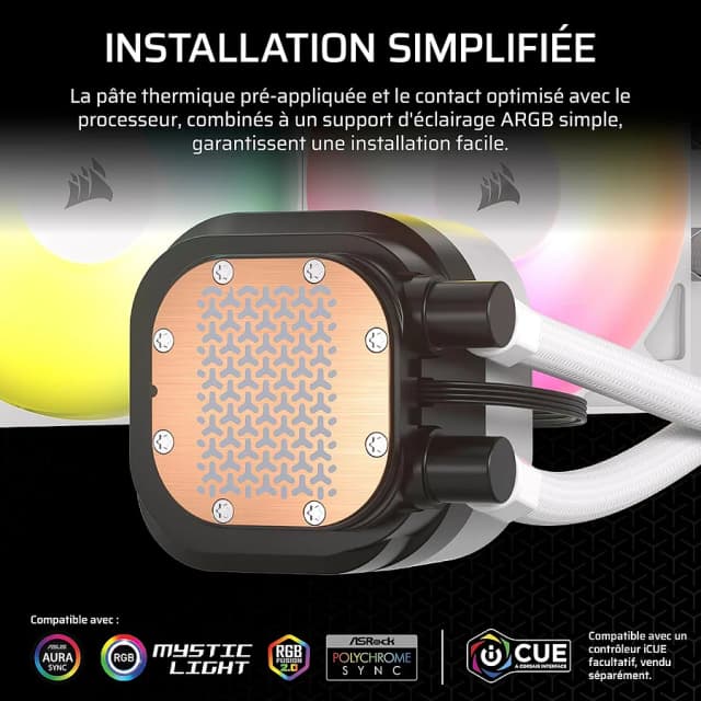 Corsair Nautilus 360 RS ARGB White