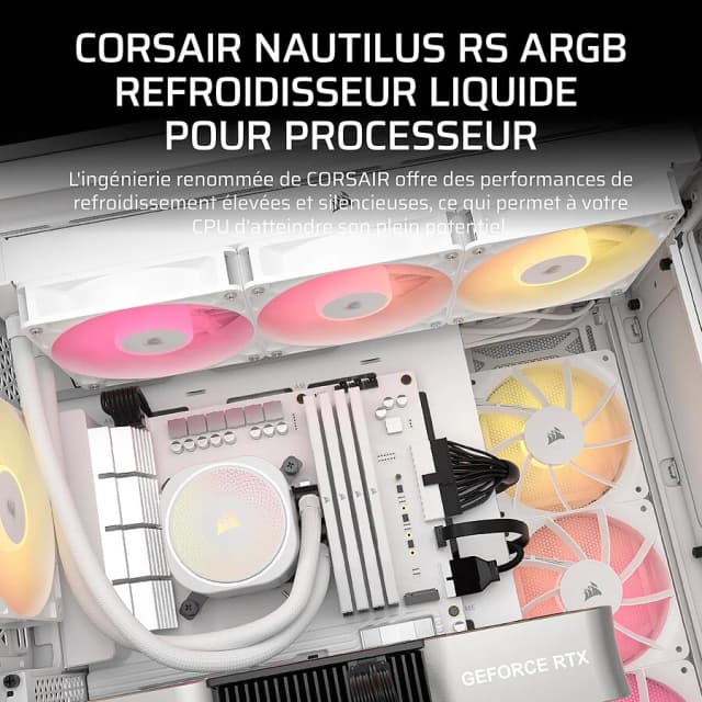 Corsair Nautilus 360 RS ARGB White