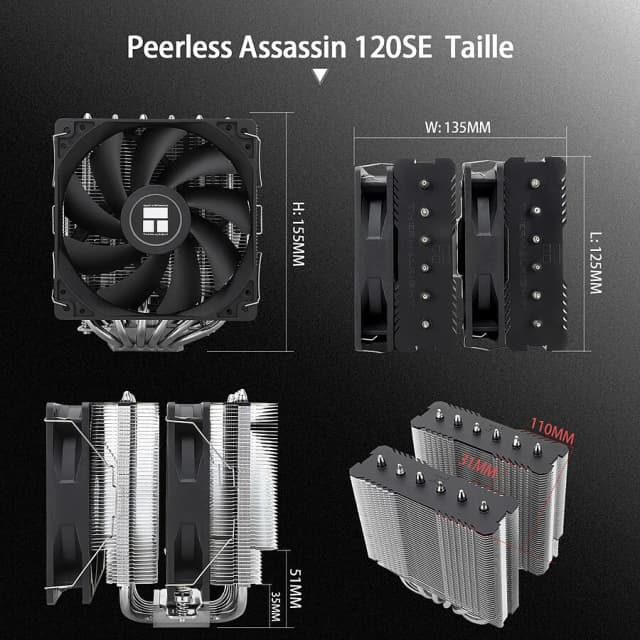 Thermalright Peerless Assassin 120 SE Black