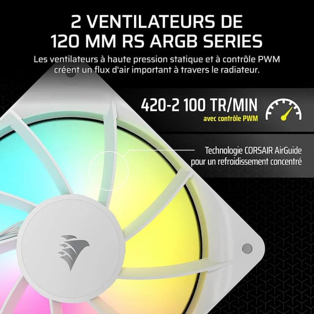 Corsair Nautilus 240 RS ARGB White