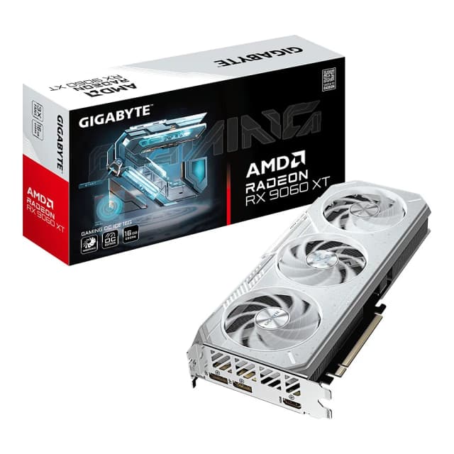 Gigabyte Radeon RX 9060 XT GAMING OC ICE 16Go GDDR6