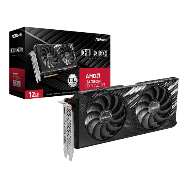 ASRock Radeon RX 7700 XT Challenger OC 12Go GDDR6