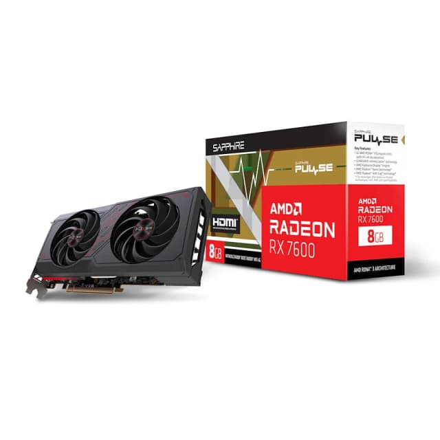 SAPPHIRE Radeon RX 7600 Pulse 8Go GDDR6