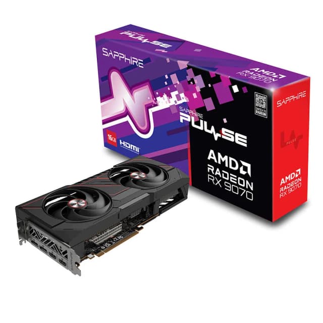 SAPPHIRE RADEON RX 9070 PULSE GAMING 16Go GDDR6