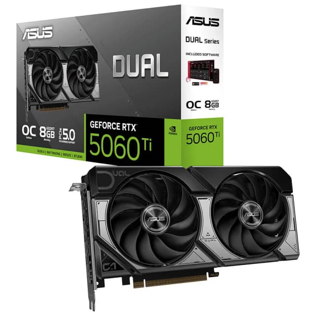 ASUS DUAL GeForce RTX 5060 Ti OC Edition 8Go GDDR7